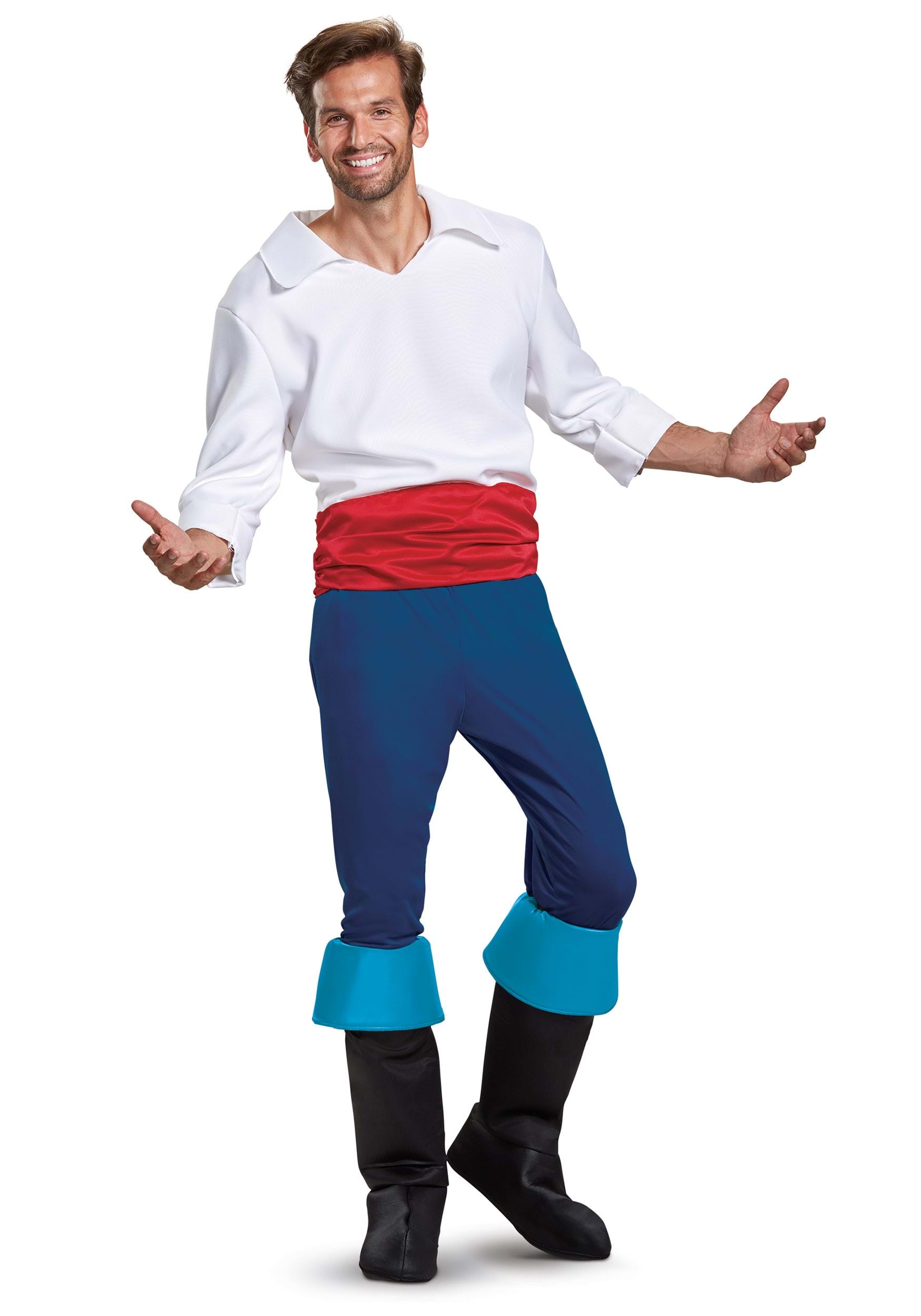 Prince Eric Disney Deluxe Fancy Dress Costume For Men