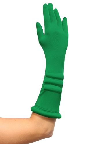 Womens Green Superhero Gloves