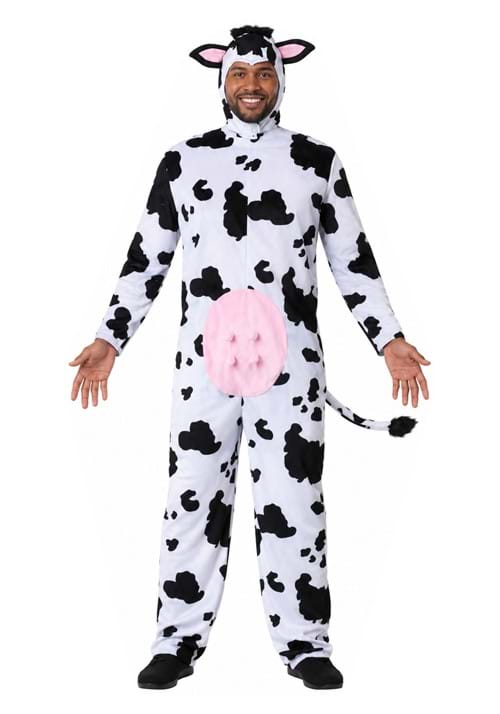 Adult Cow Onesie Costume New Main