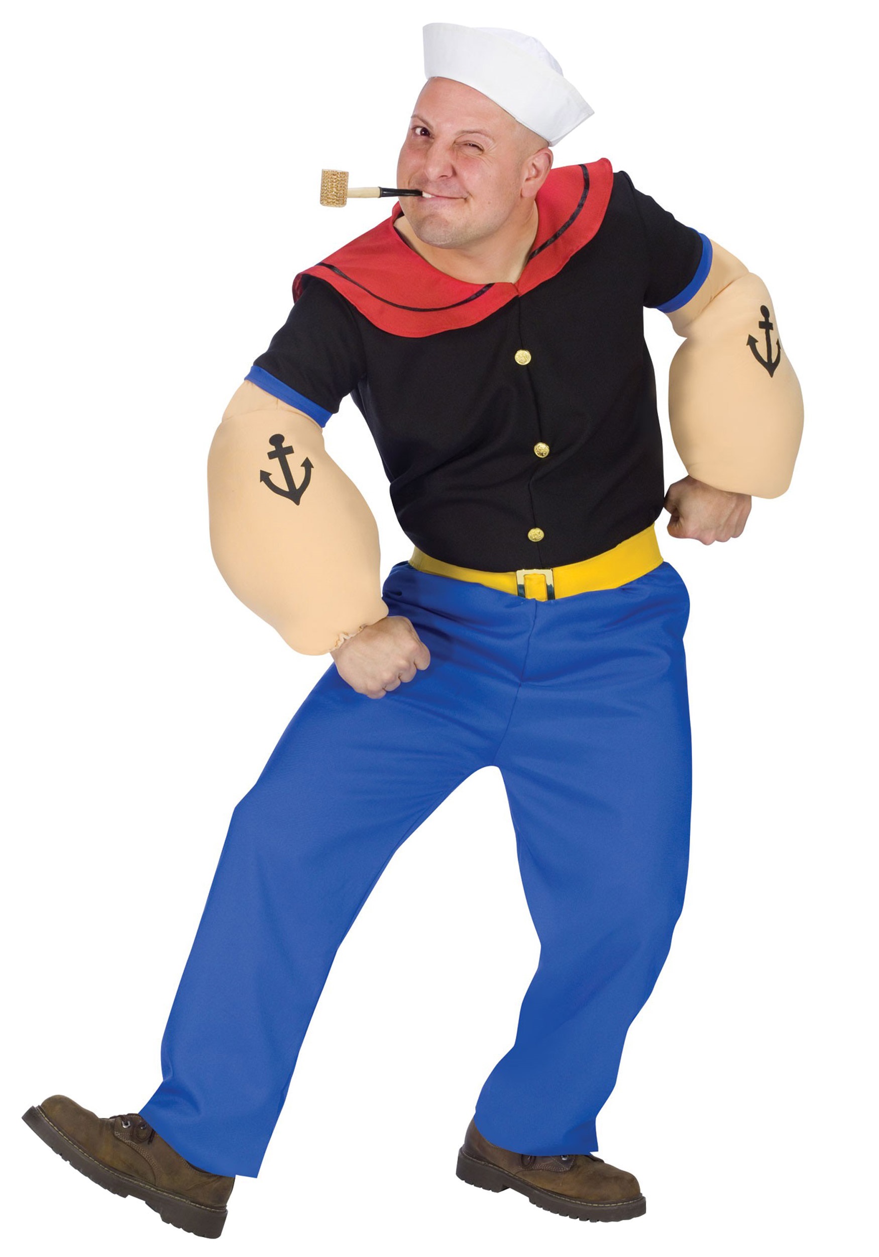 Popeye The Sailorman Fancy Dress Costume