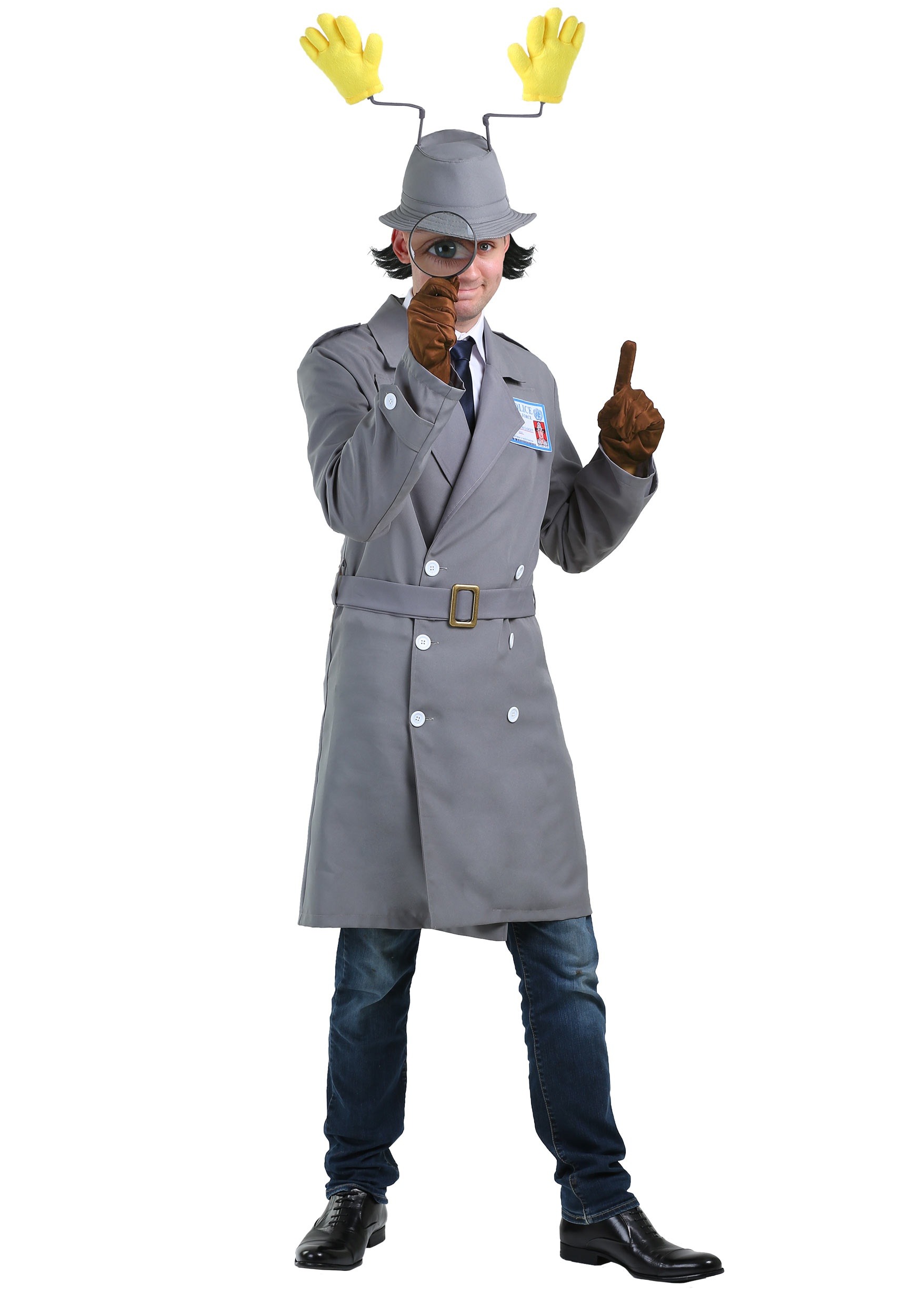 Plus Size Inspector Gadget Adult Fancy Dress Costume