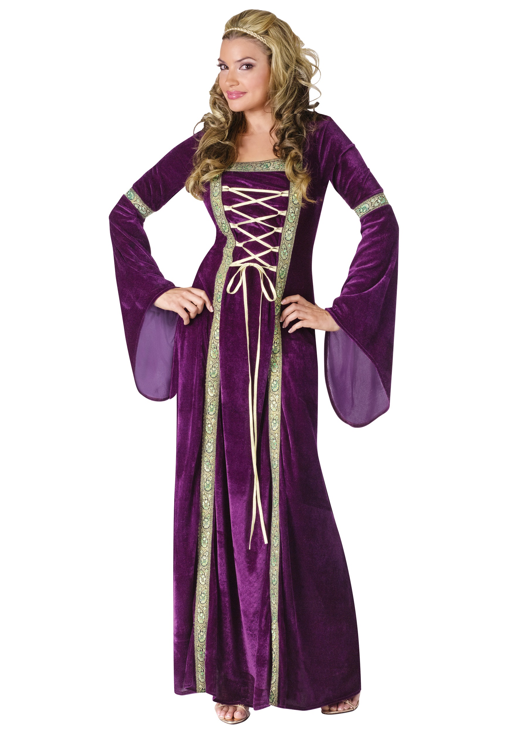 Renaissance Lady Fancy Dress Costume For Women
