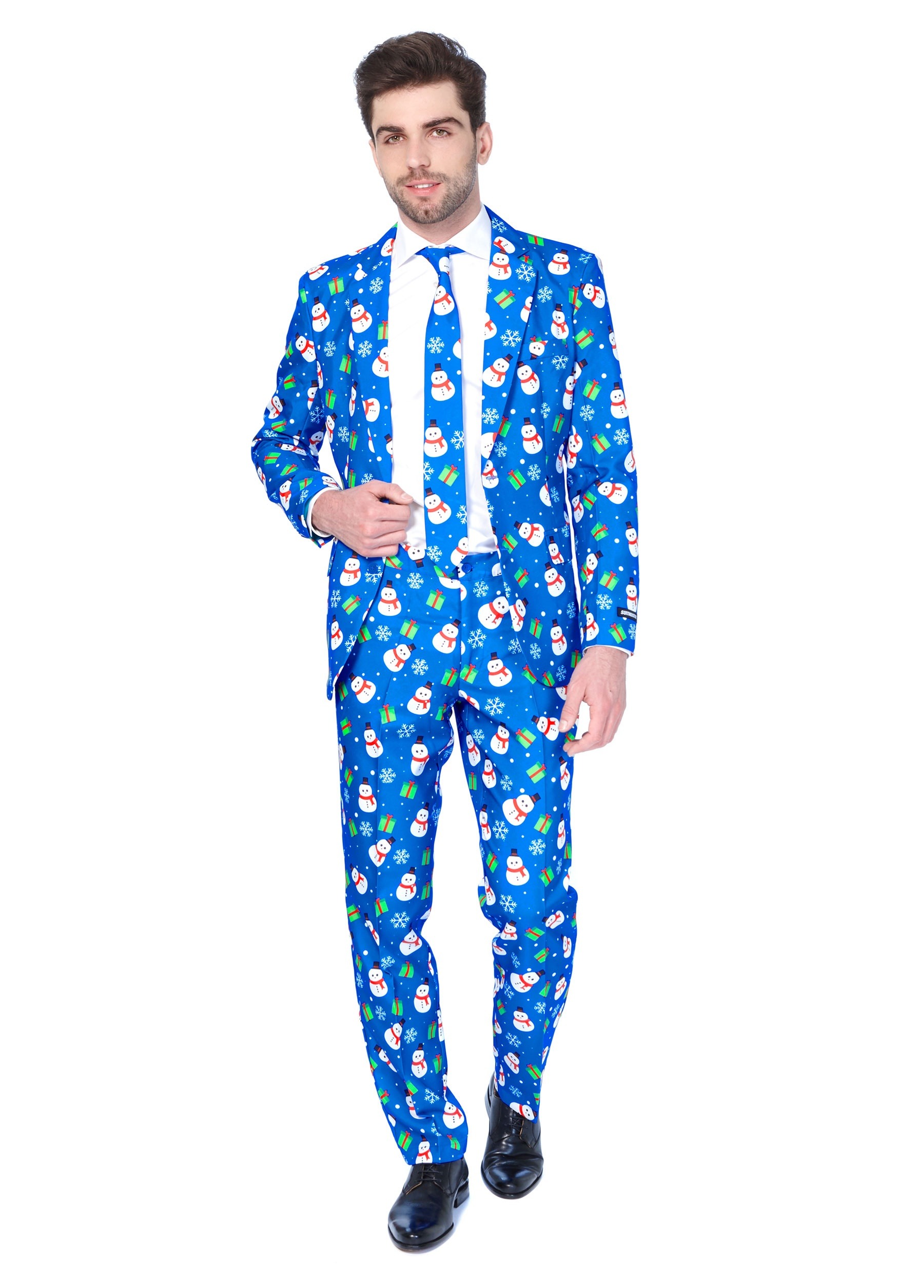 Men's Blue Snowman Suitmeister