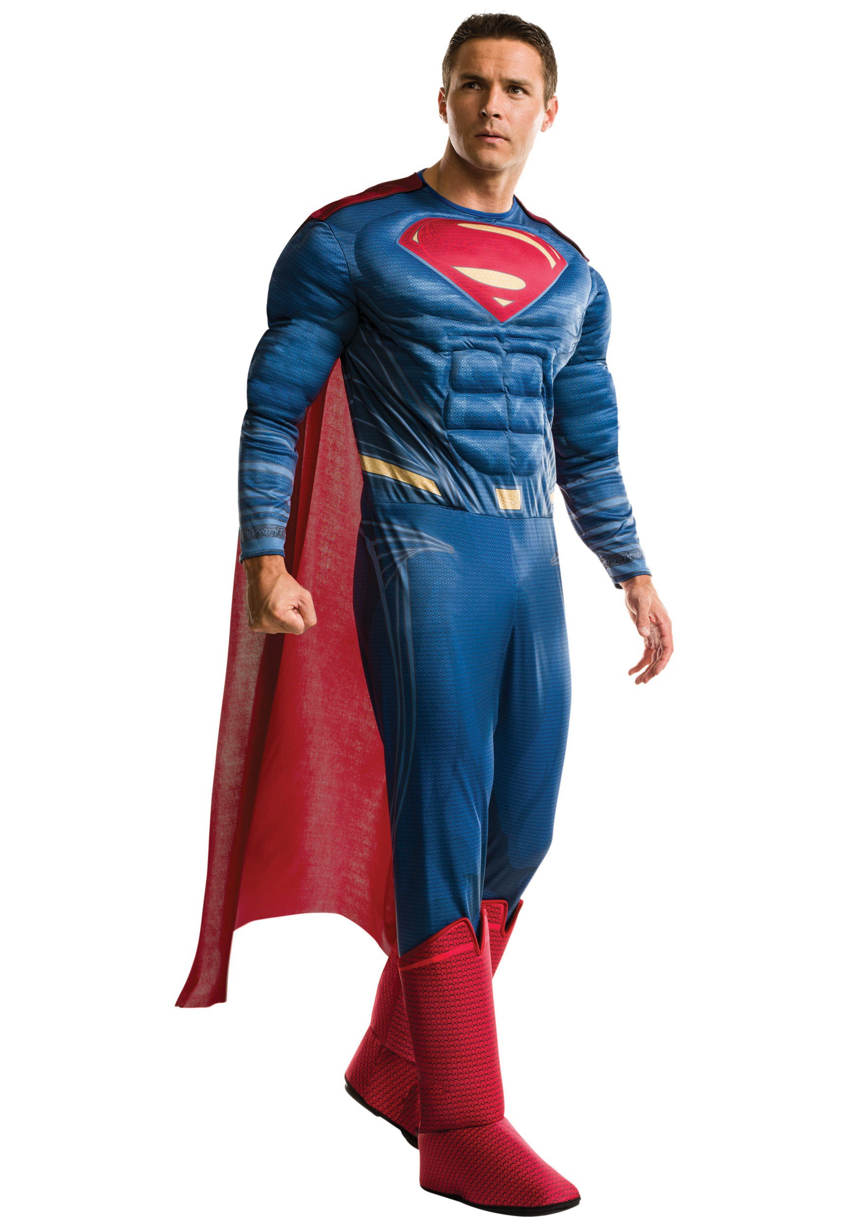 Photos - Fancy Dress Rubies Costume Co. Inc Adult Justice League Deluxe Superman  Co 
