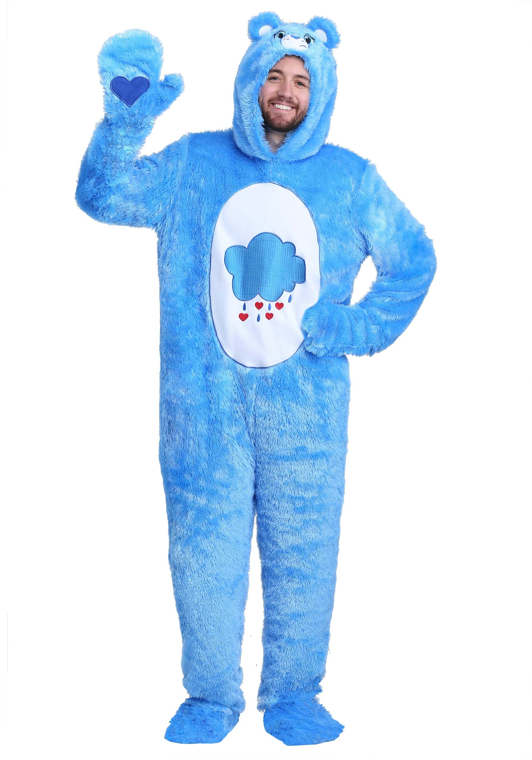 Care Bears Classic Grumpy Bear Plus Size Fancy Dress Costume For Adults