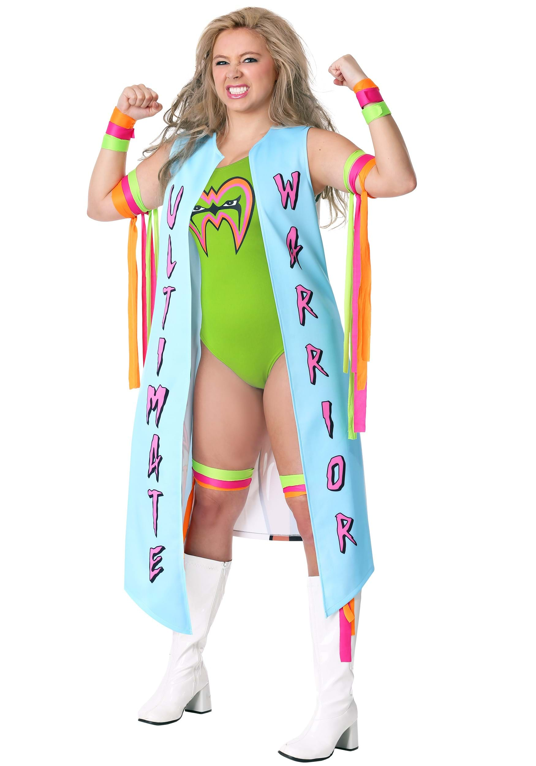 Ultimate Warrior Womens Fancy Dress Costume