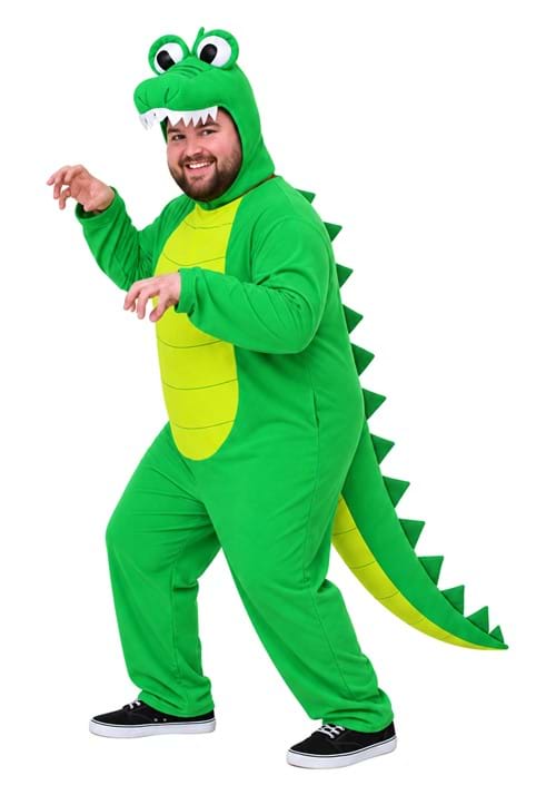 Plus Size Goofy Gator Costume for Adults upd