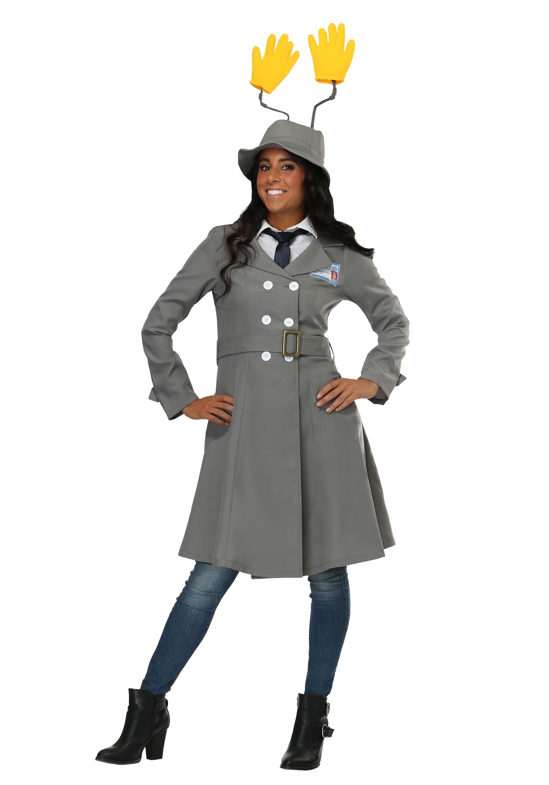 Photos - Fancy Dress Inspector FUN Costumes Women's  Gadget  Costume Gray FUN6976AD 