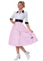 Womens Sock Hop Sweetheart Costume Dress