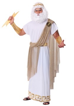 Adult Golden Poseidon Costume Mens, Greek Mythology Olympian God King of  the Sea Halloween Costume