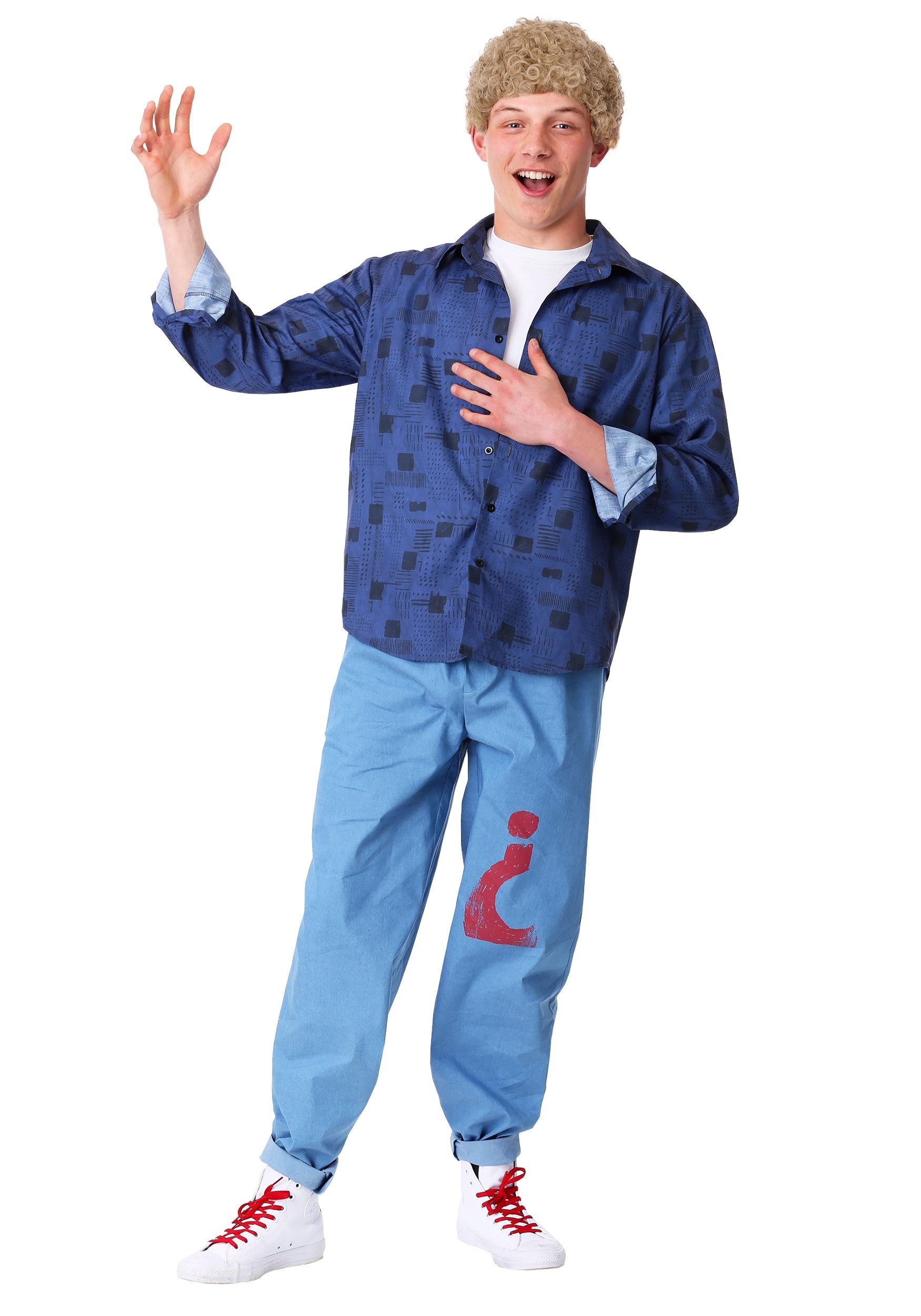 Adult Bill Fancy Dress Costume: Bill & Ted's Excellent Adventure