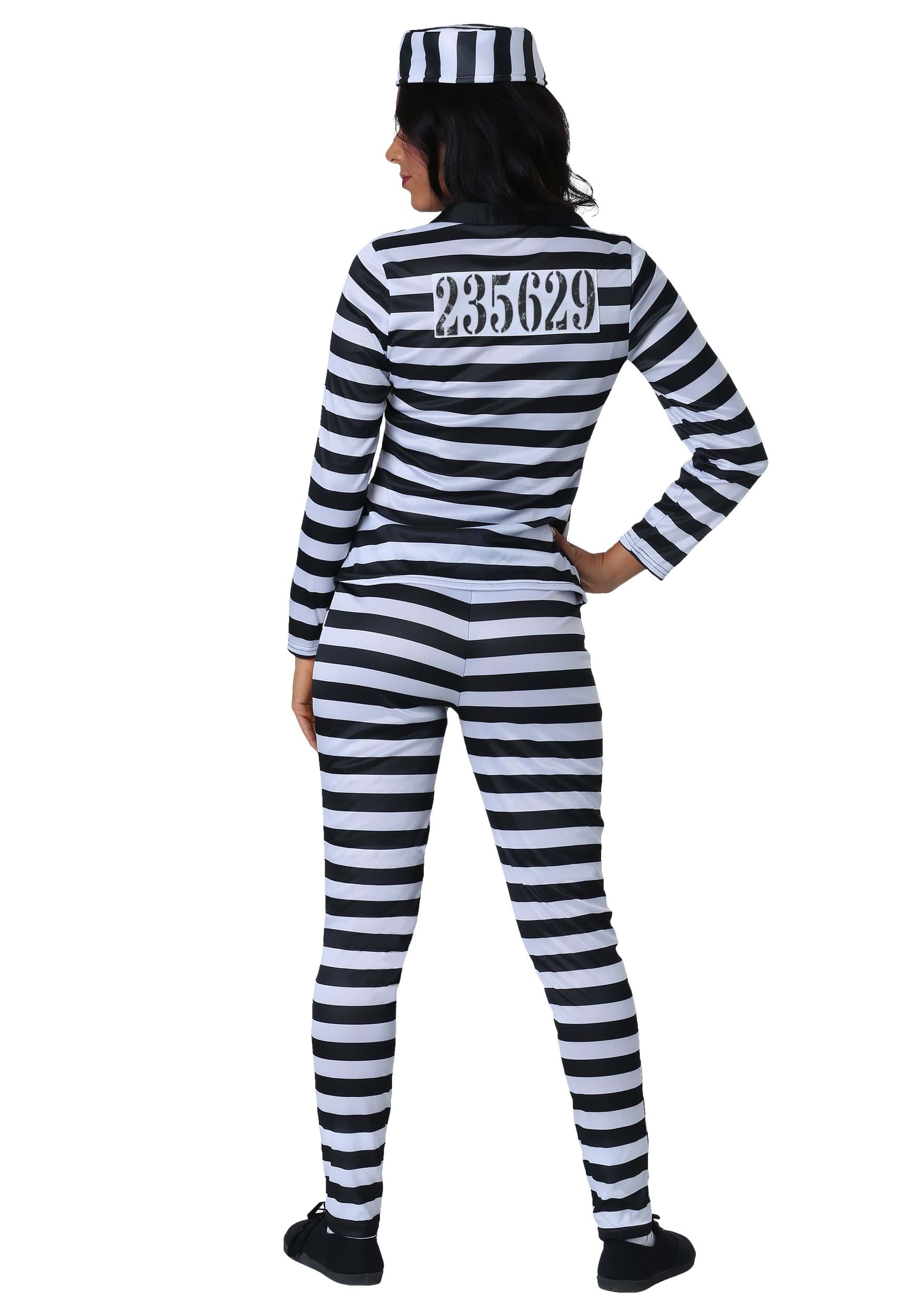 Incarcerated Cutie Fancy Dress Costume For Women