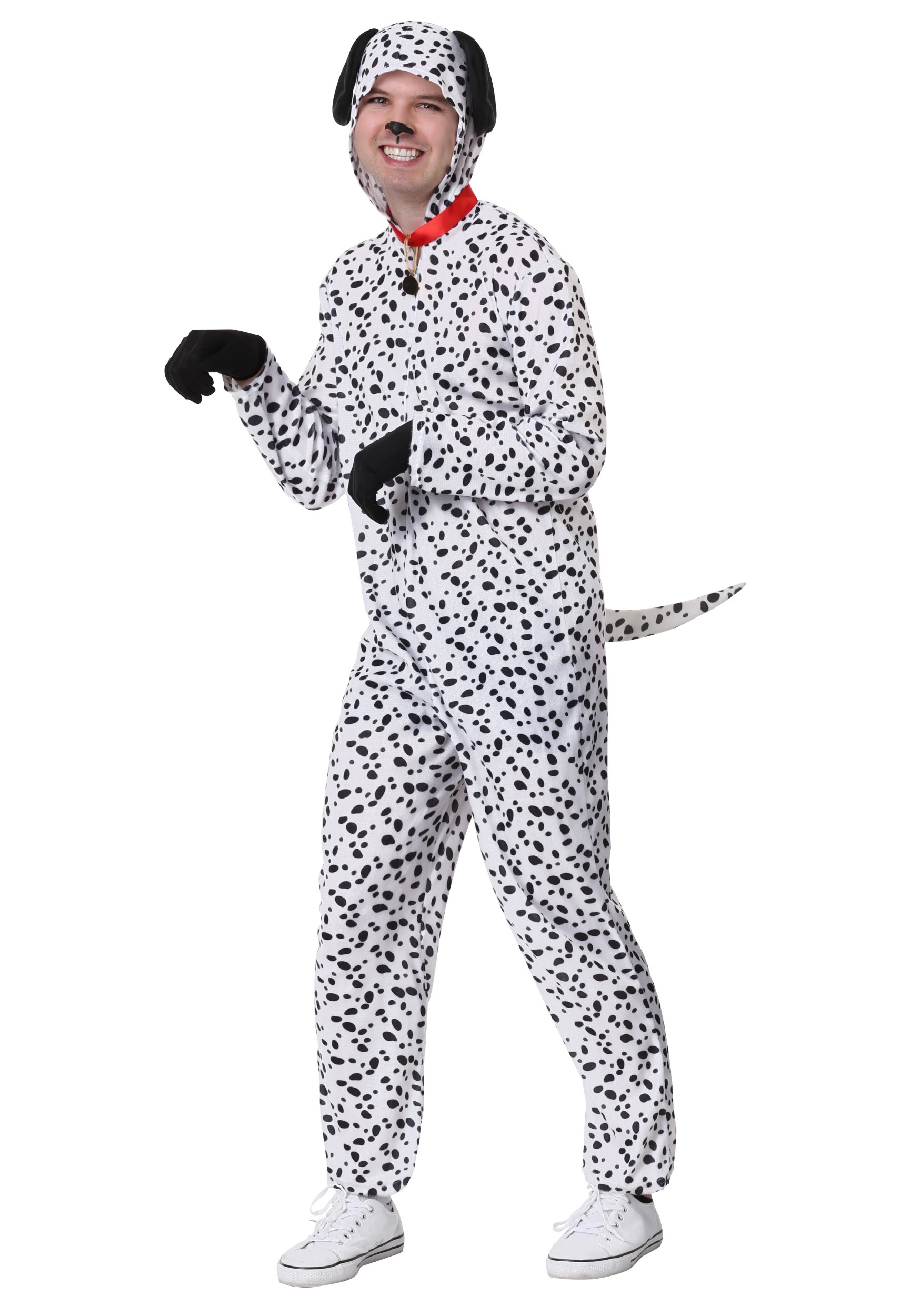 Plus Size Delightful Dalmatian Adult Fancy Dress Costume