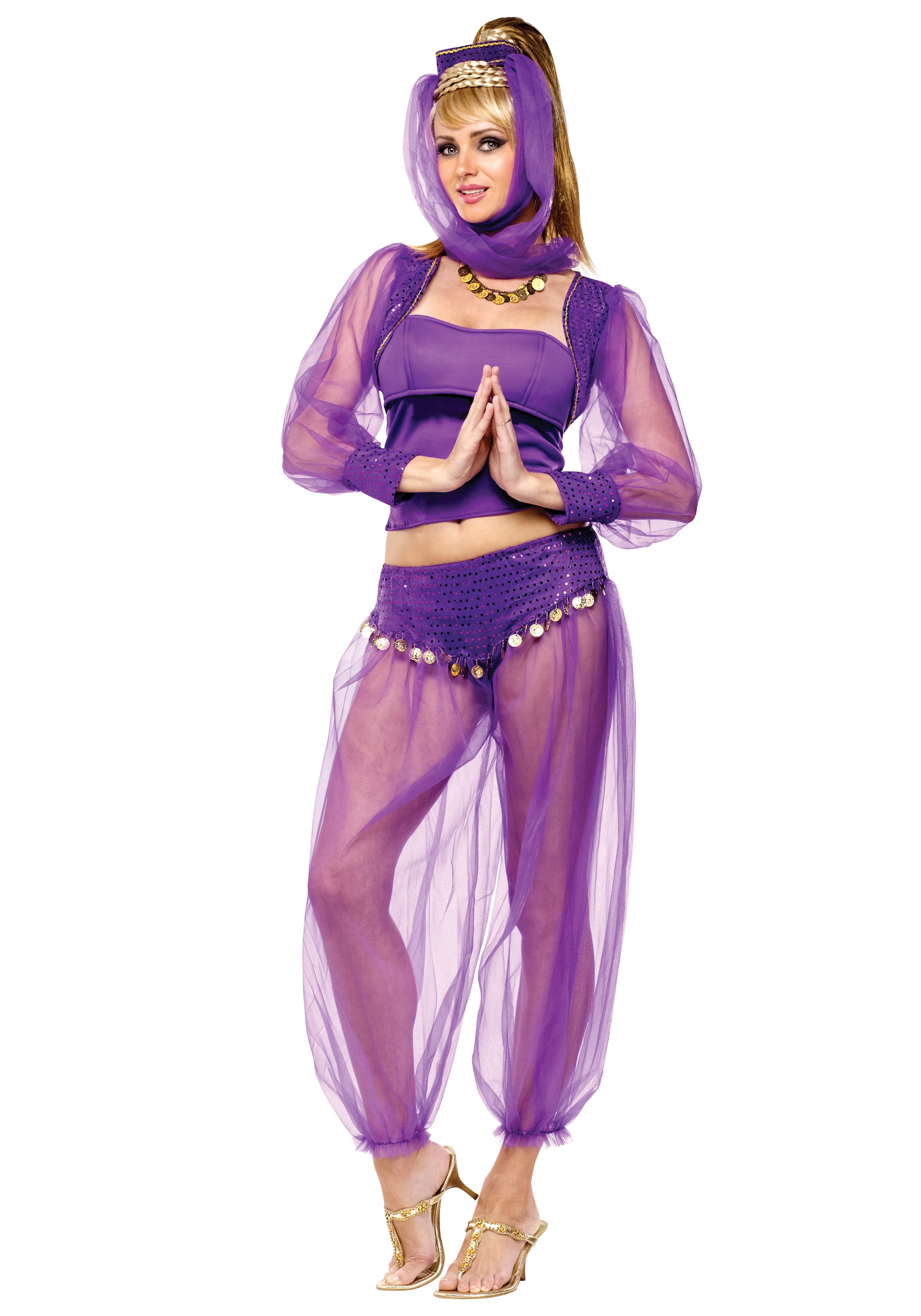 Dreamy Genie Fancy Dress Costume for Women