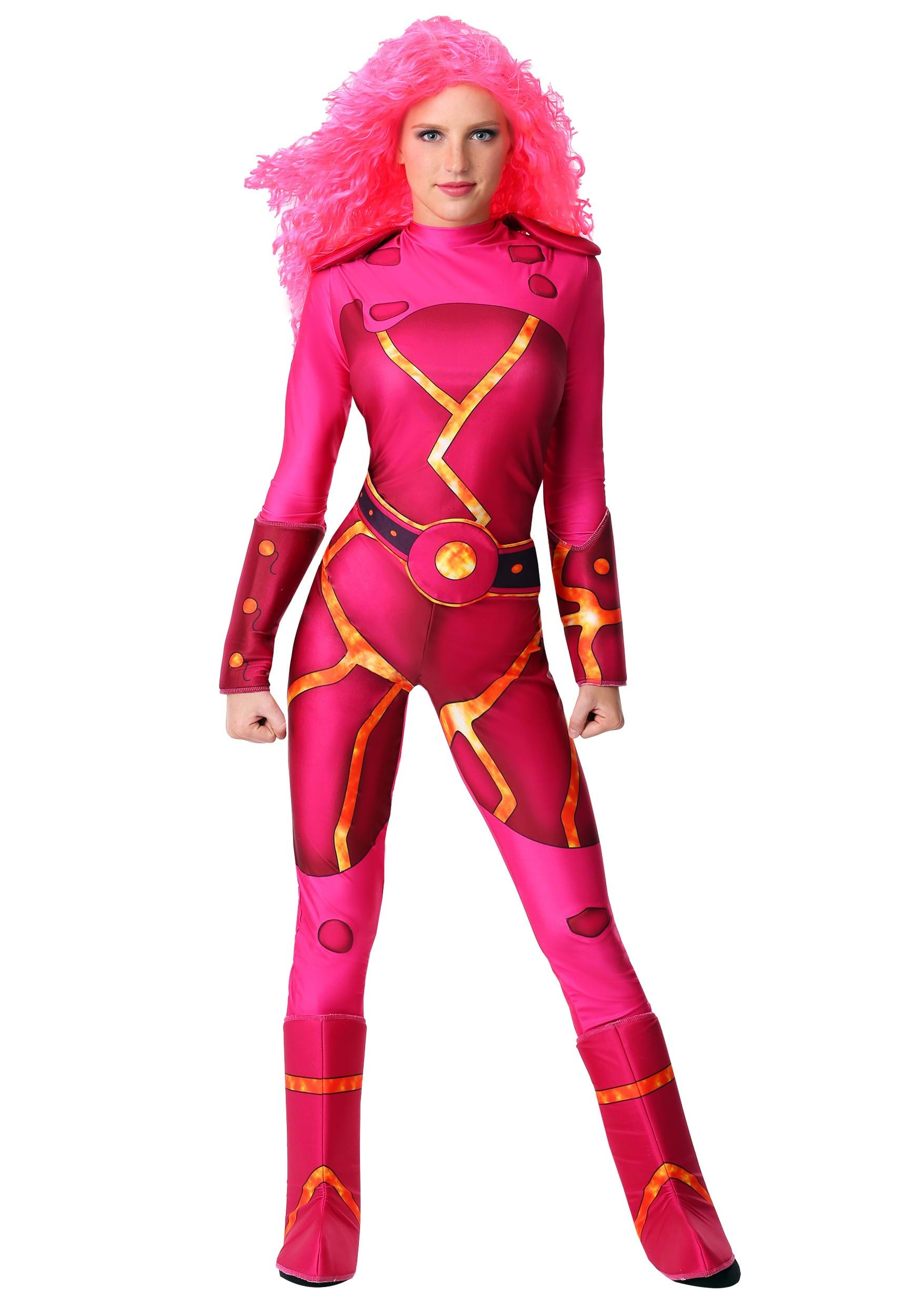 Sharkboy & Lavagirl Adult Lava Girl Fancy Dress Costume