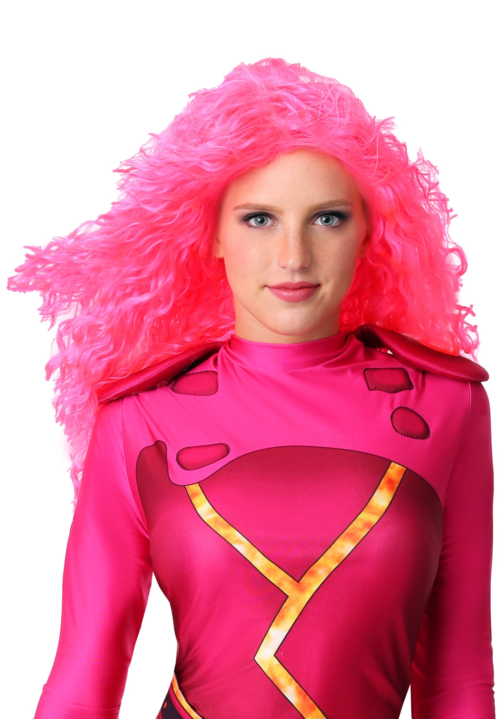 Photos - Fancy Dress LAVA FUN Costumes Lavagirl Adult Wig Pink FUN6693AD 