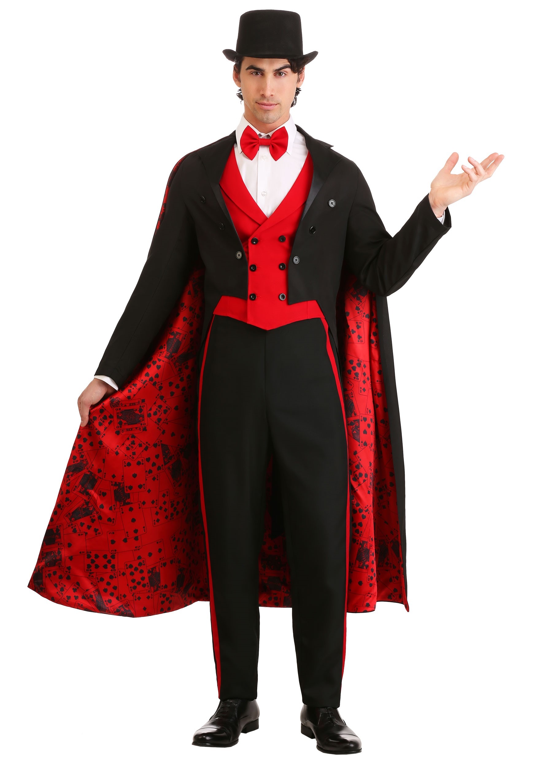 Deluxe Magician Men's Fancy Dress Costume