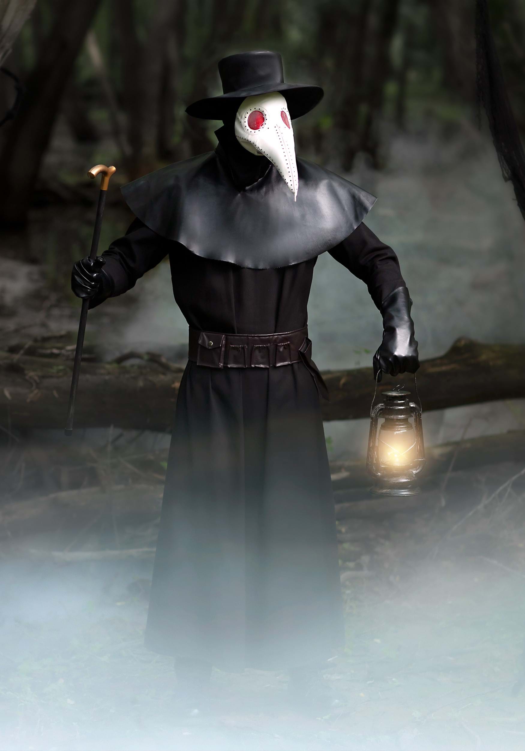 Plus Size Plague Doctor Fancy Dress Costume For Adults