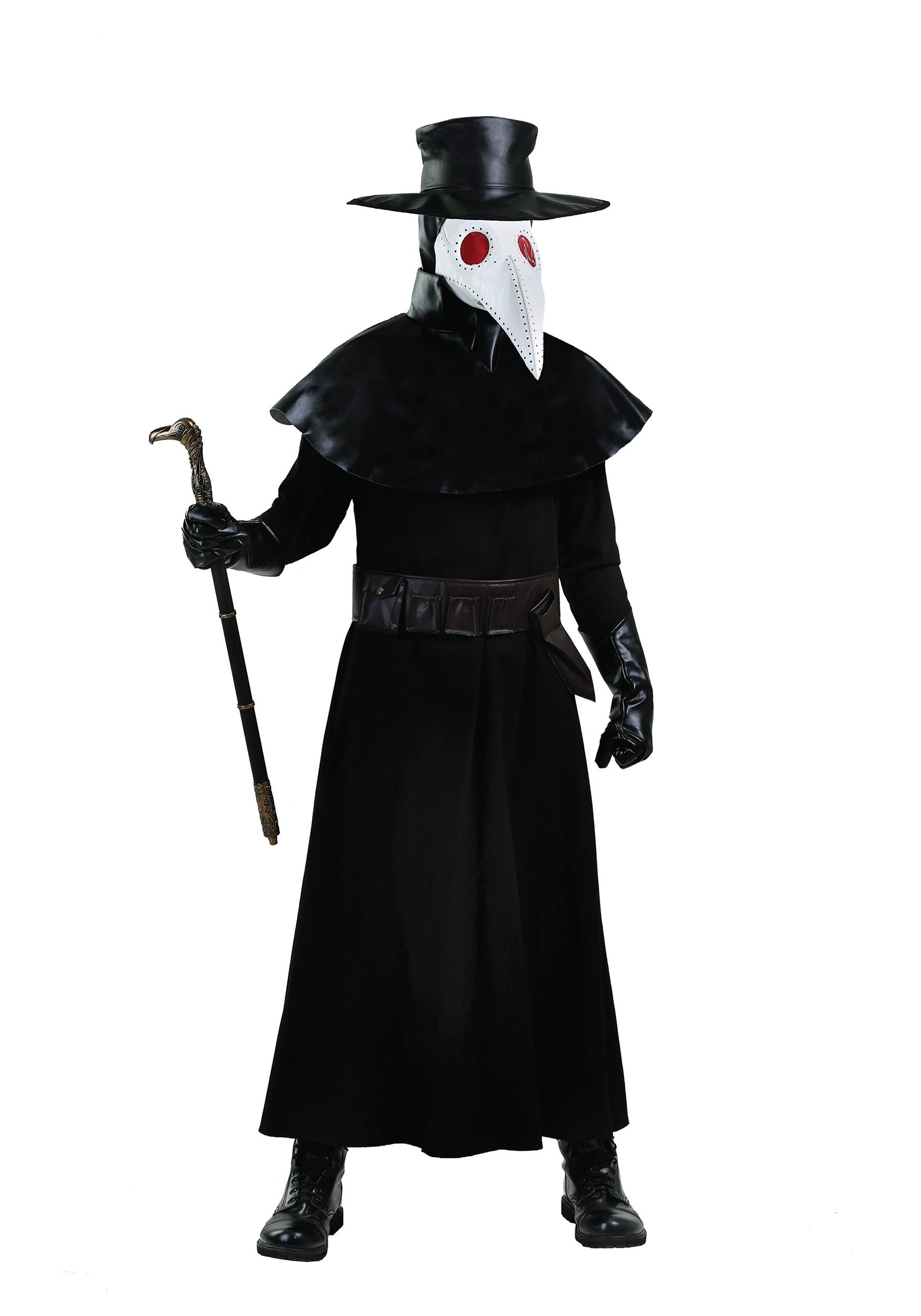 Plus Size Plague Doctor Fancy Dress Costume For Adults