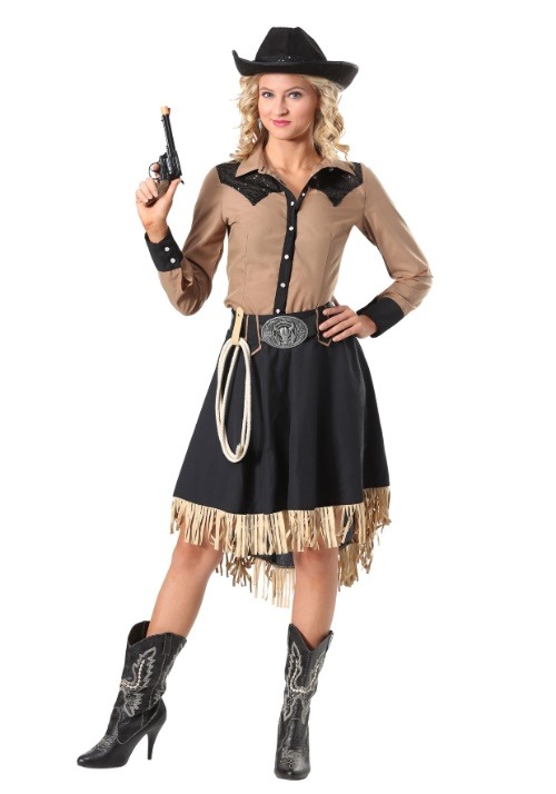 Womens Plus Size Lasso Cowgirl