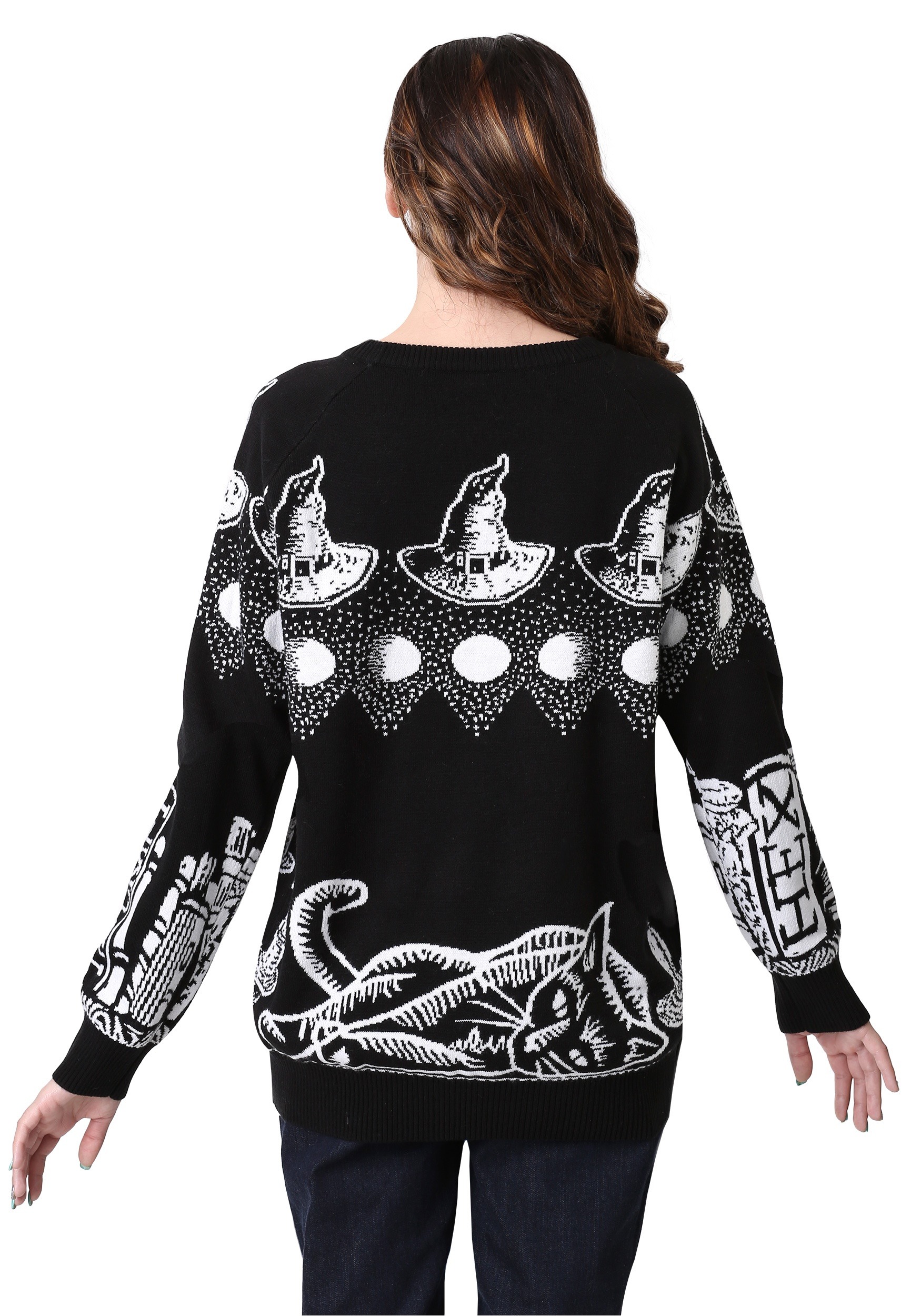 Witch Spellcraft And Curios Ugly Halloween Sweater , Spooky Sweater