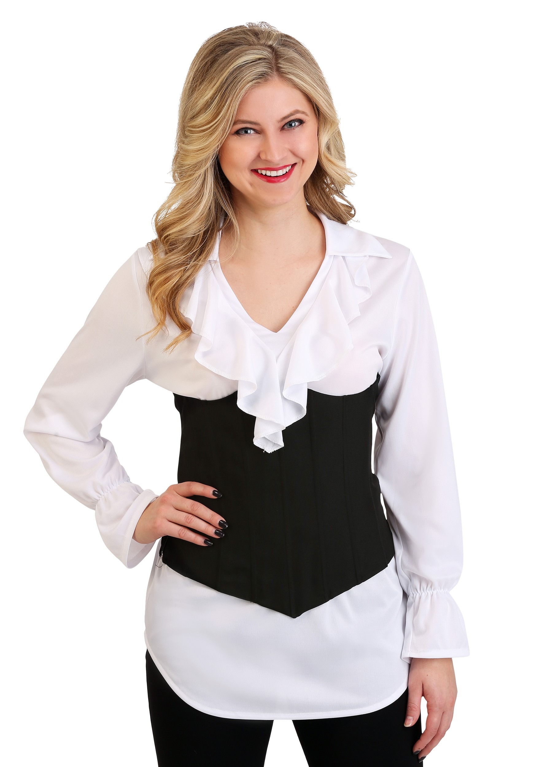 Ruffled Adult Pirate Blouse