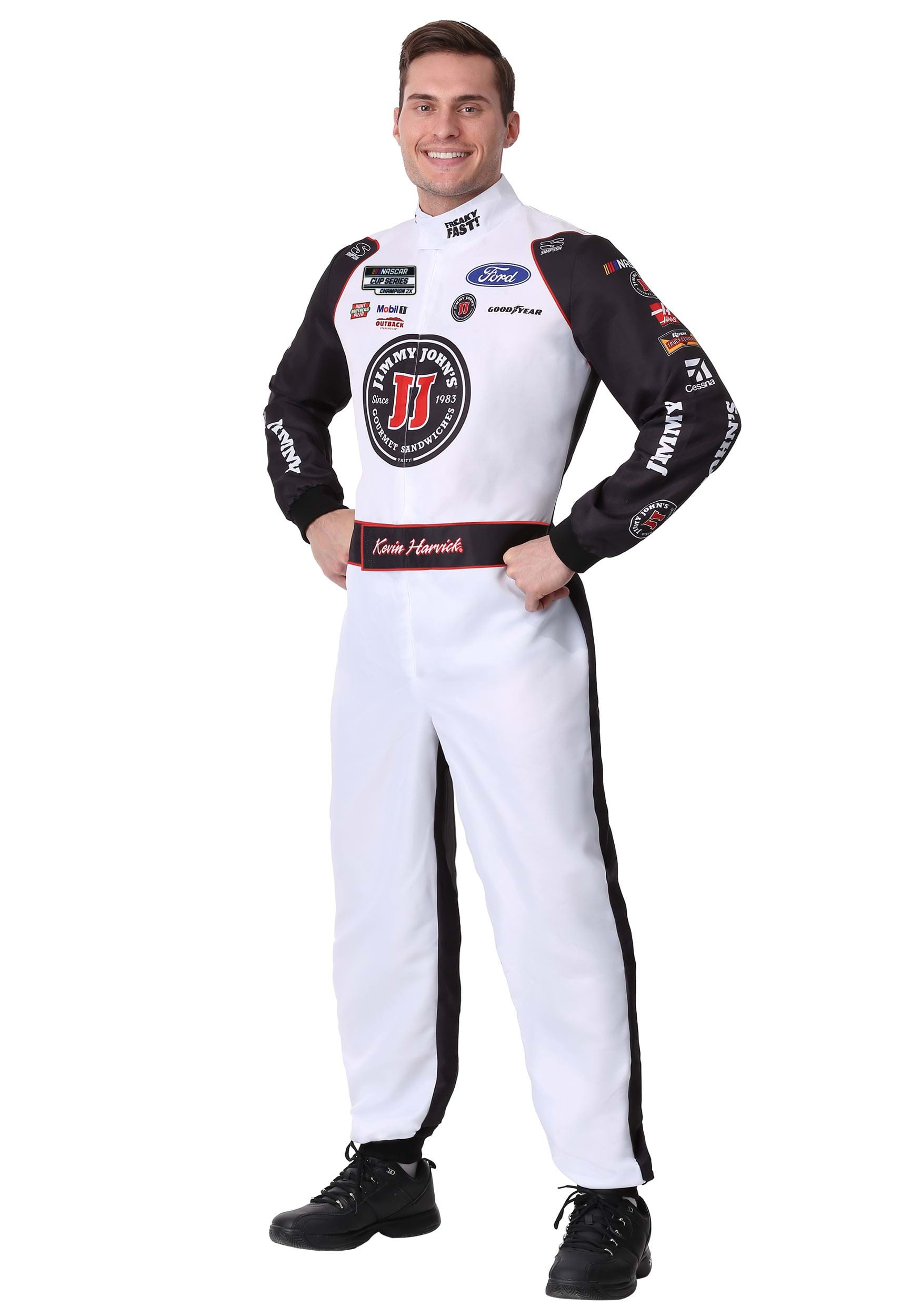 #4 Kevin Harvick(R) Jimmy John's Uniform Fancy Dress Costume for Adults