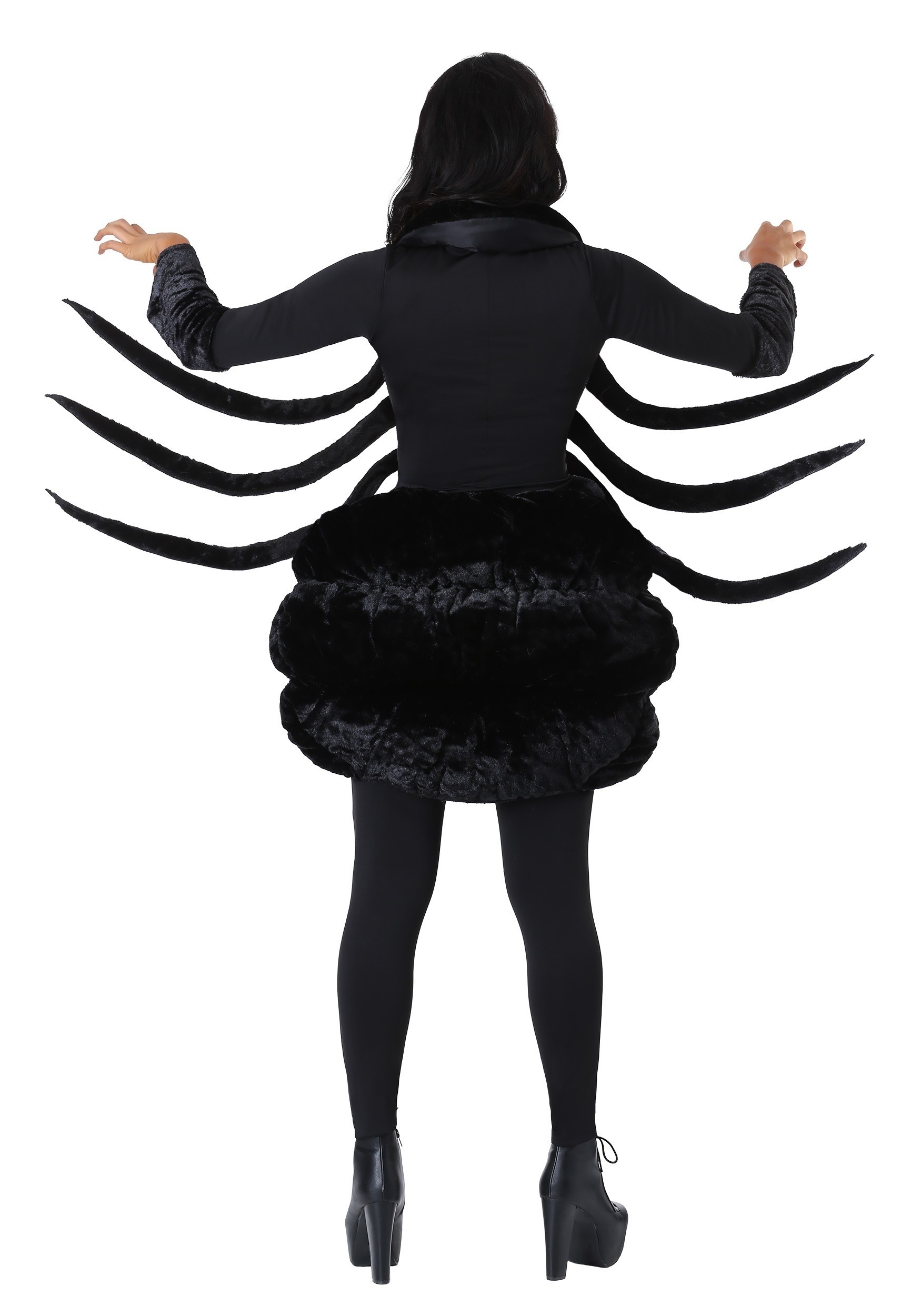 Women's Plus Size Black Widow Spider Fancy Dress Costume