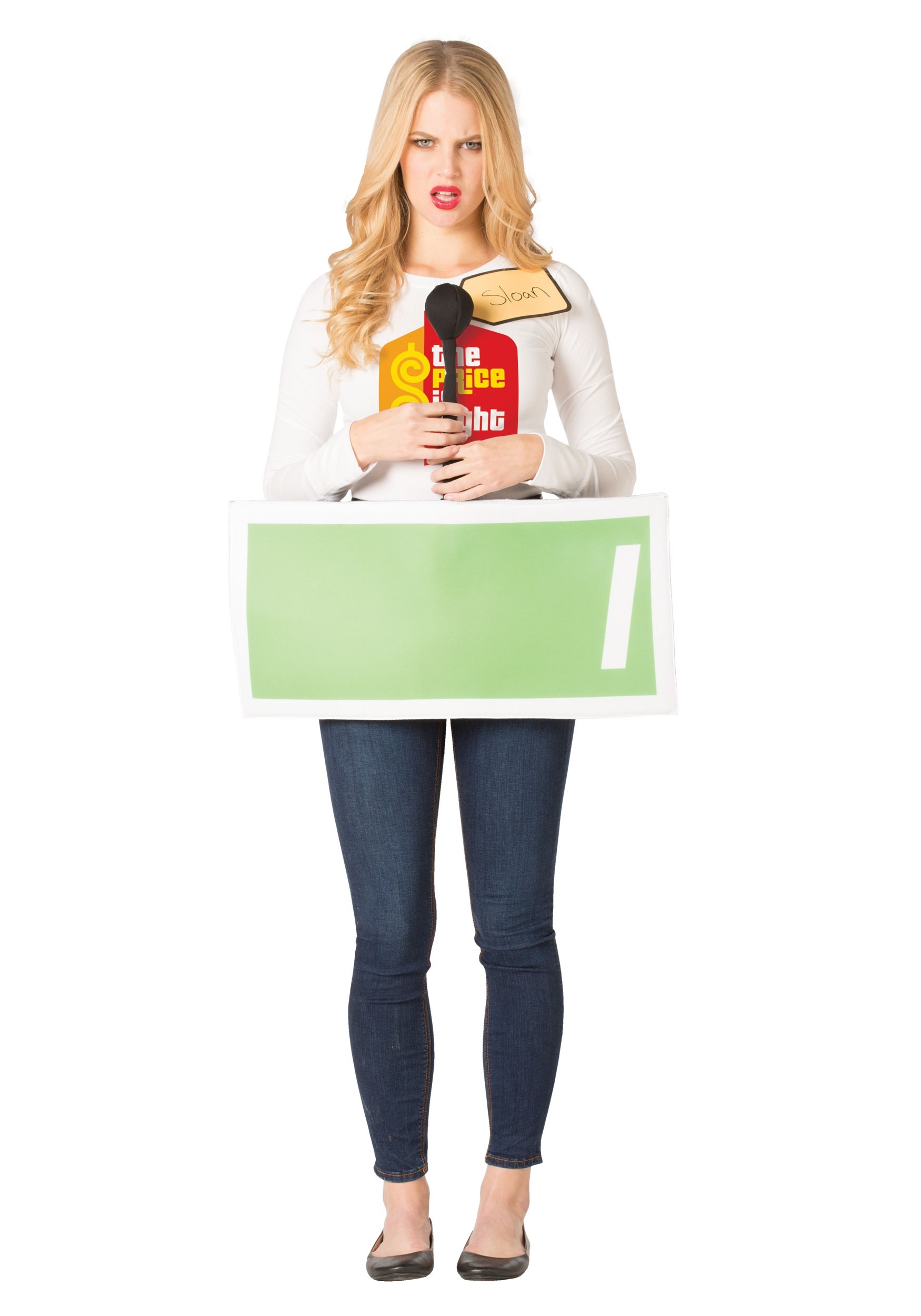 Price Is Right Green Contestant Fancy Dress Costume