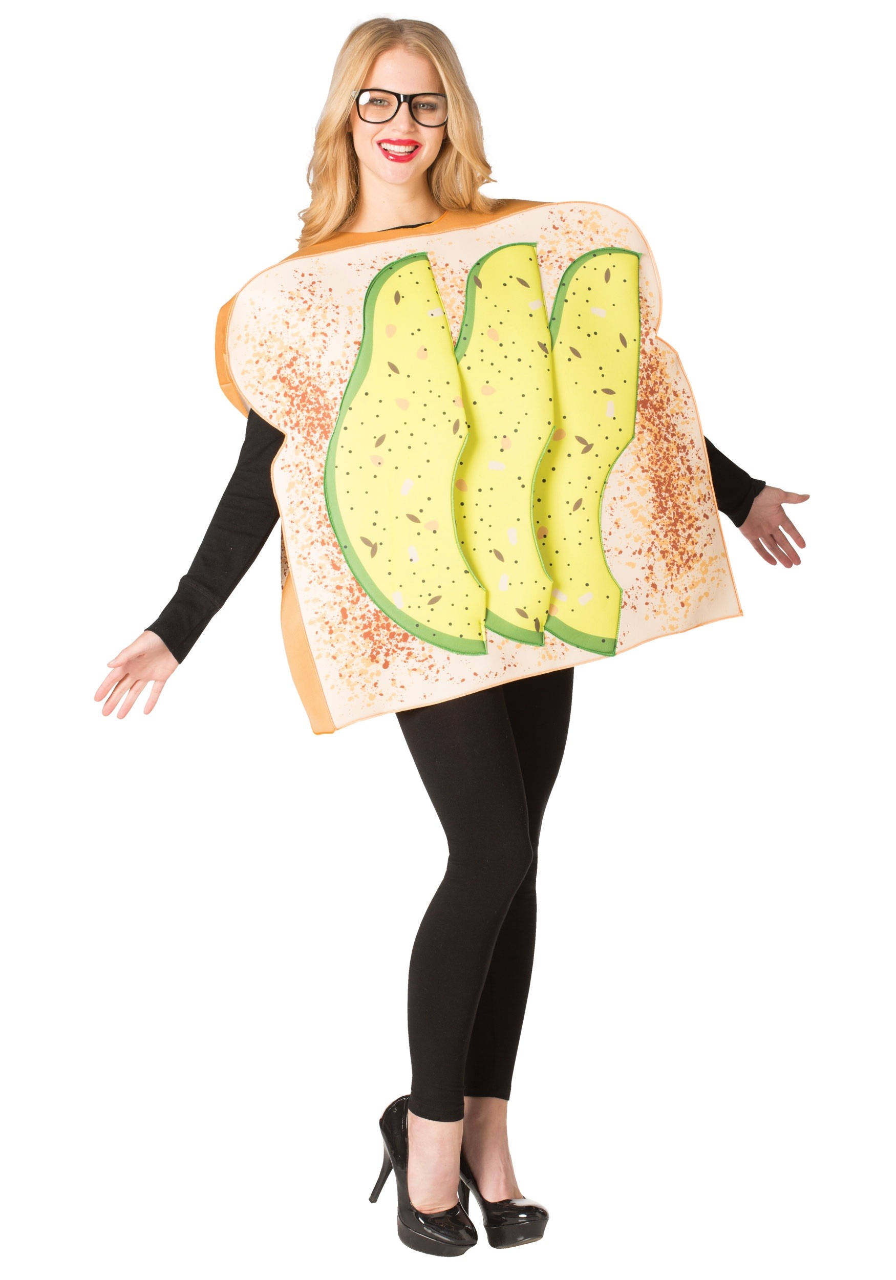 Avocado Toast Adult Fancy Dress Costume , Food Fancy Dress Costumes