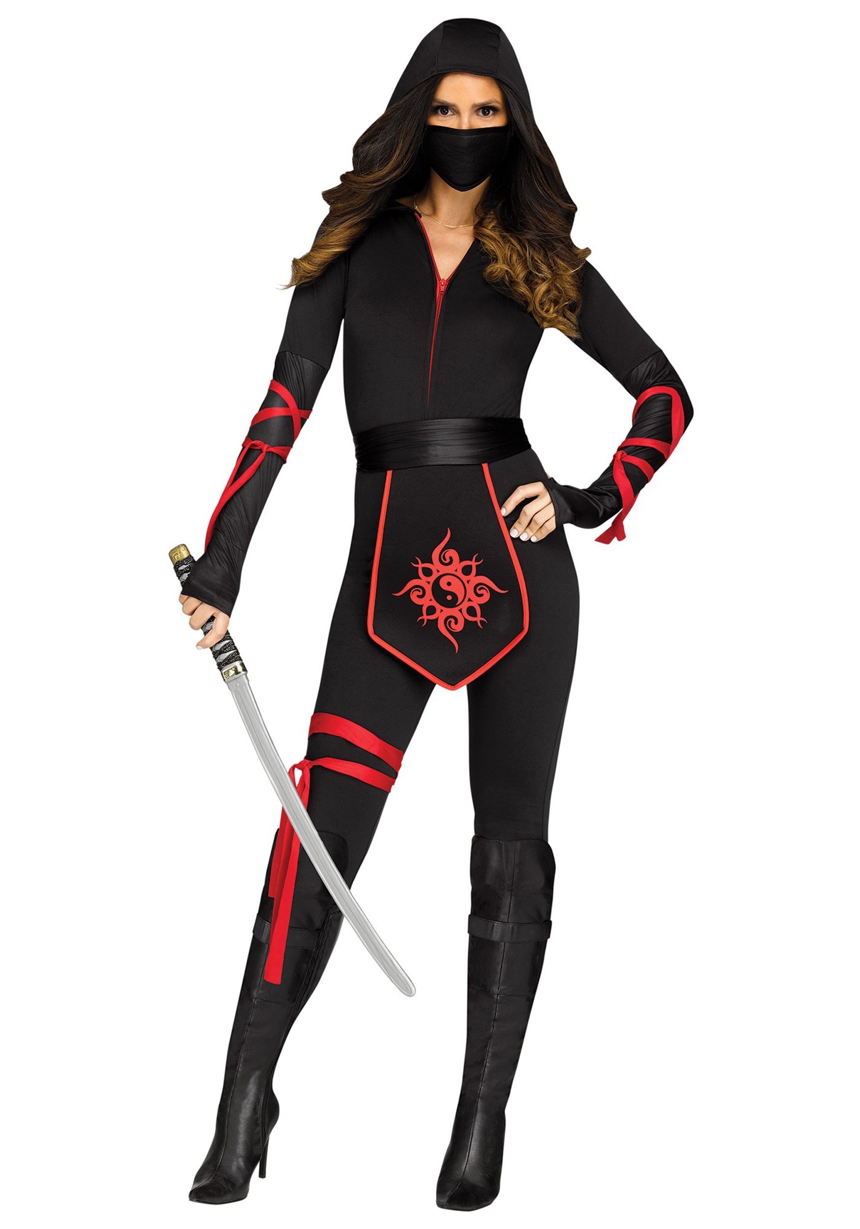 Sexy Ninja Warrior Women's Fancy Dress Costume