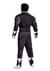Adult Power Rangers Black Ranger Muscle Costume Alt 1