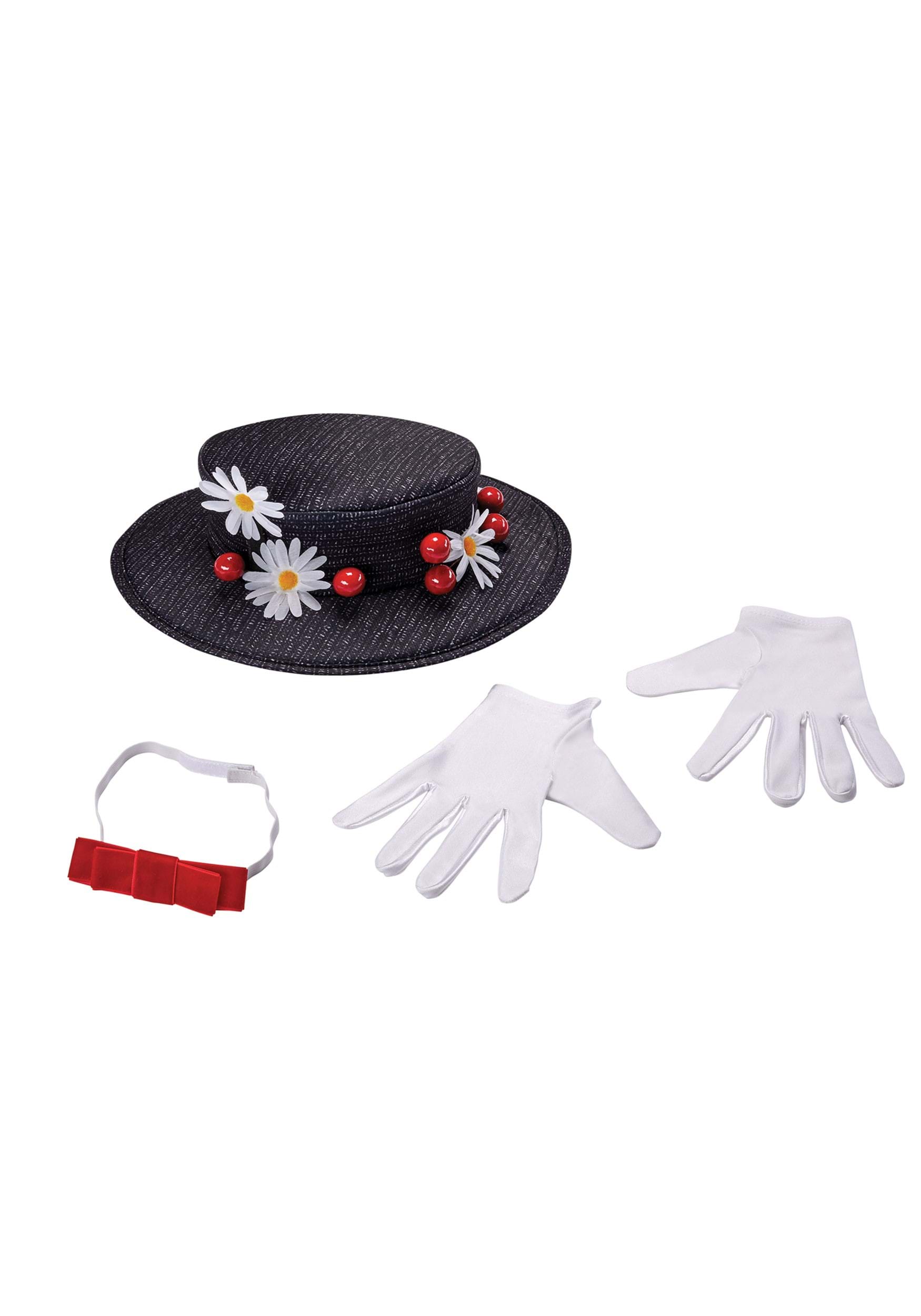 Women's Mary Poppins Fancy Dress Costume Kit , Disney Accessories