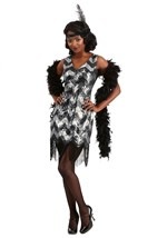 Womens Shimmer Flapper Costume