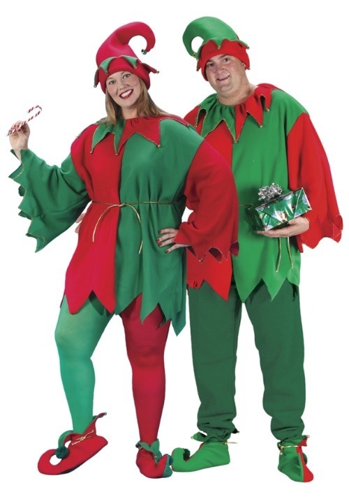 Plus Size Santa Elf Costume