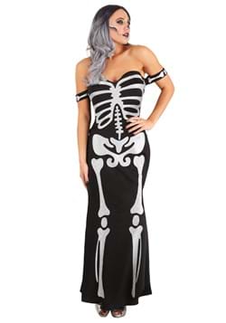 Women's High Fashion Skeleton Costume