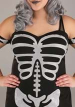 Plus Size Womens High Fashion Skeleton Costume Alt 2