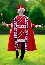Men's Plus Size King of Hearts Costume Alt 2