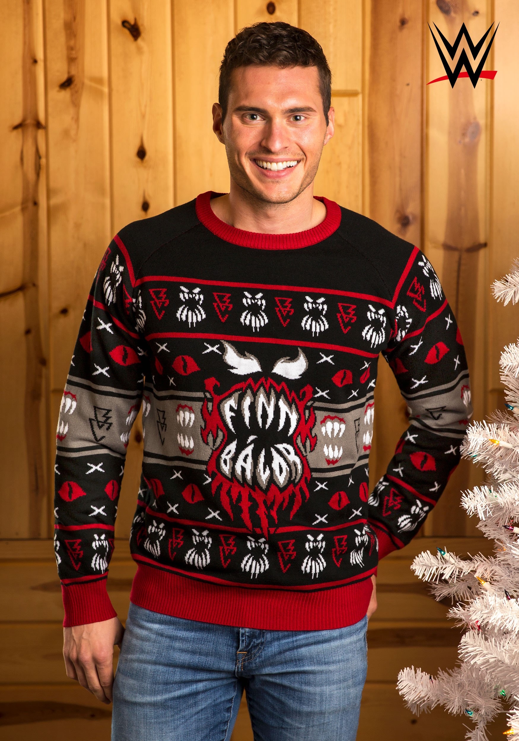 WWE Finn Bálor Adult Ugly Christmas Sweater. finn balor ninja hoodie. 