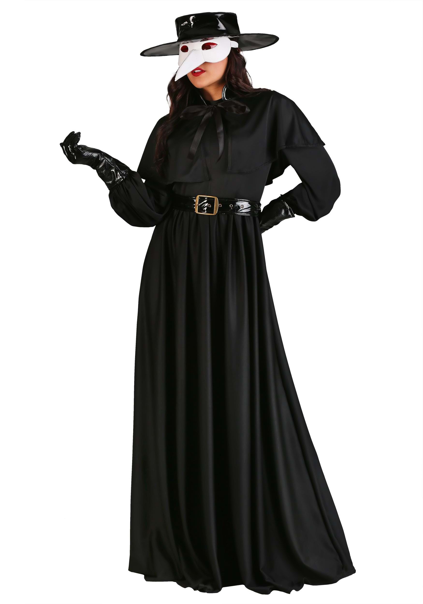 Plague Doctor Fancy Dress Costume For Women