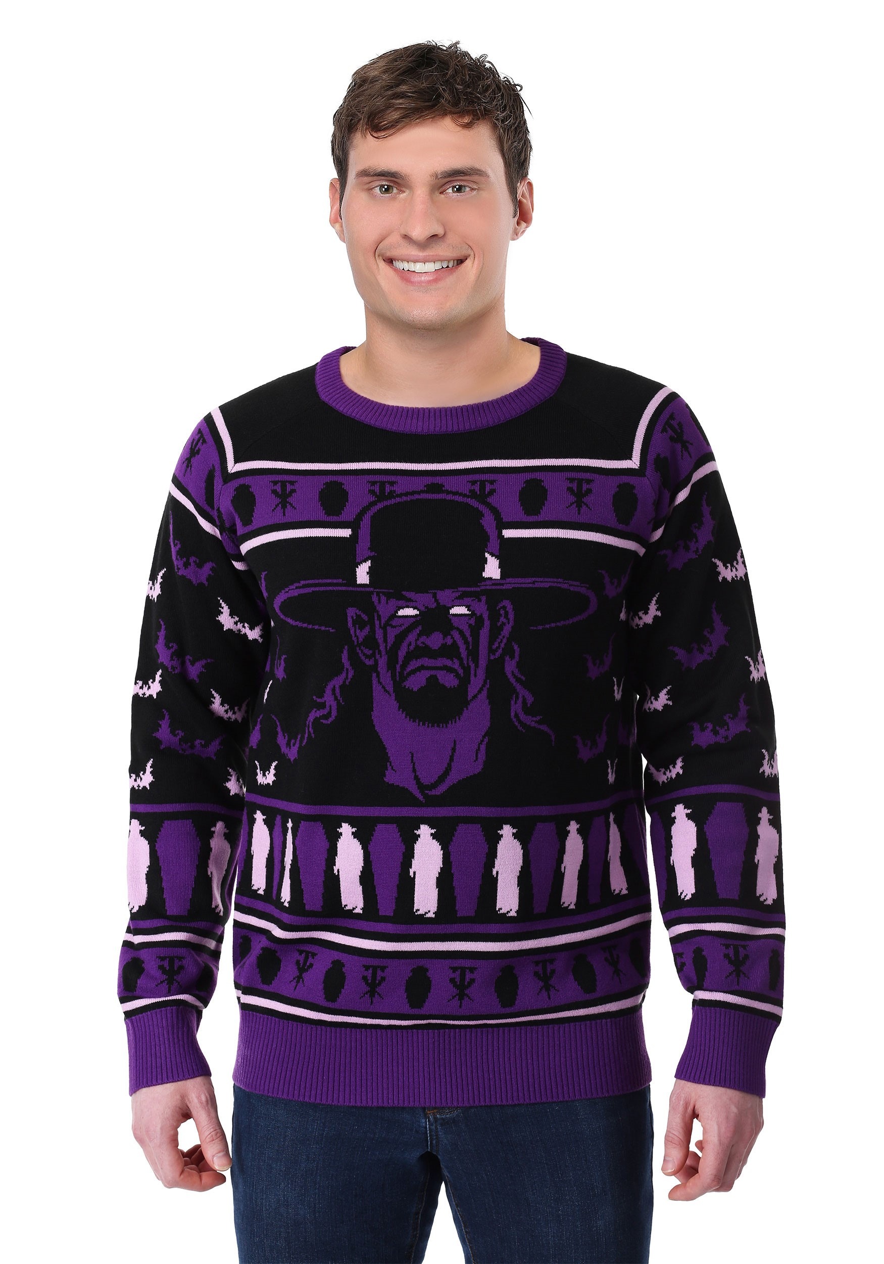 WWE Undertaker Adult Ugly Christmas Sweater