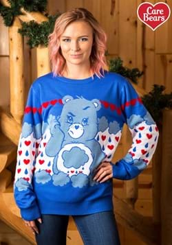 Adult Grumpy Bear Care Bears Ugly Christmas Sweat Alt 4
