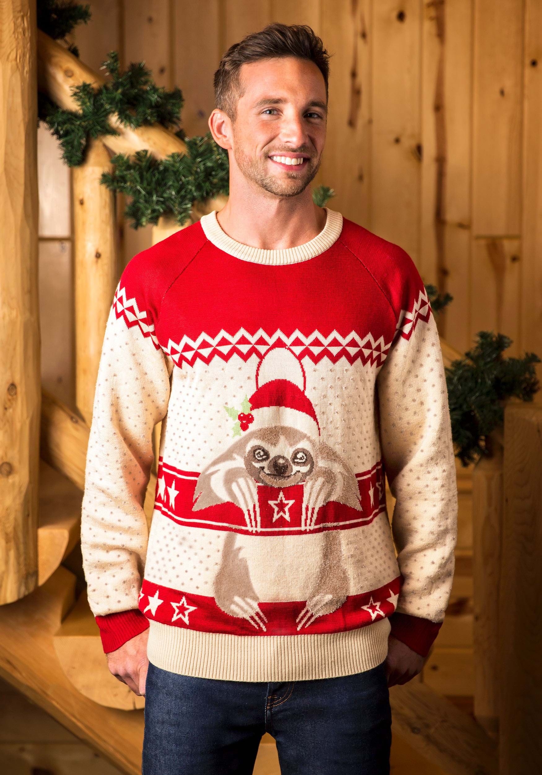 Christmas Sloth Ugly Sweater , Christmas Sweater
