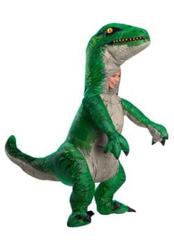 Kid's Green Velociraptor Inflatable Costume
