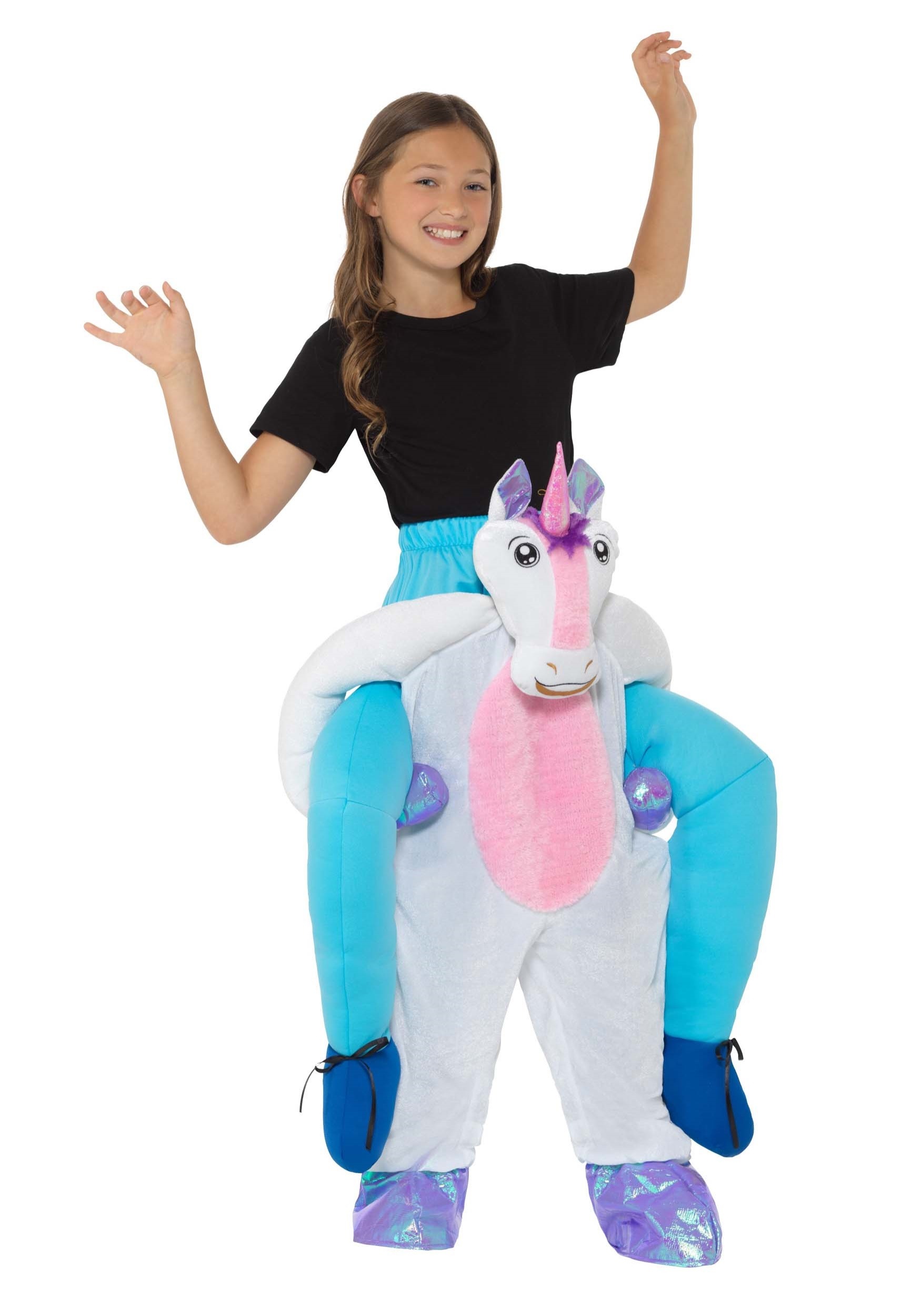 Children's Piggyback Unicorn Fancy Dress Costume