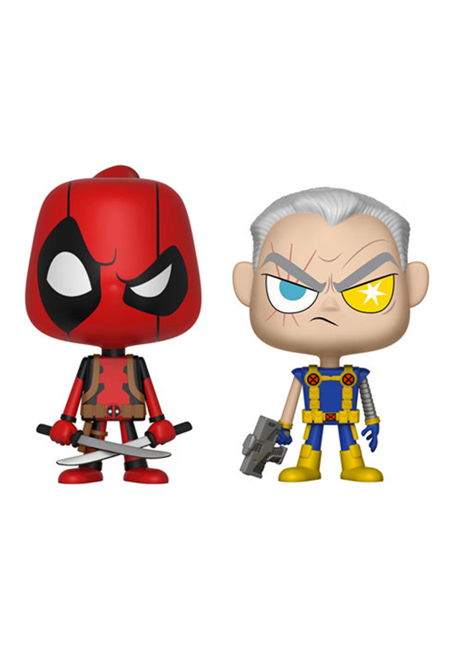 Vynl: Deadpool & Cable Bobblehead Figures- Marvel Comics