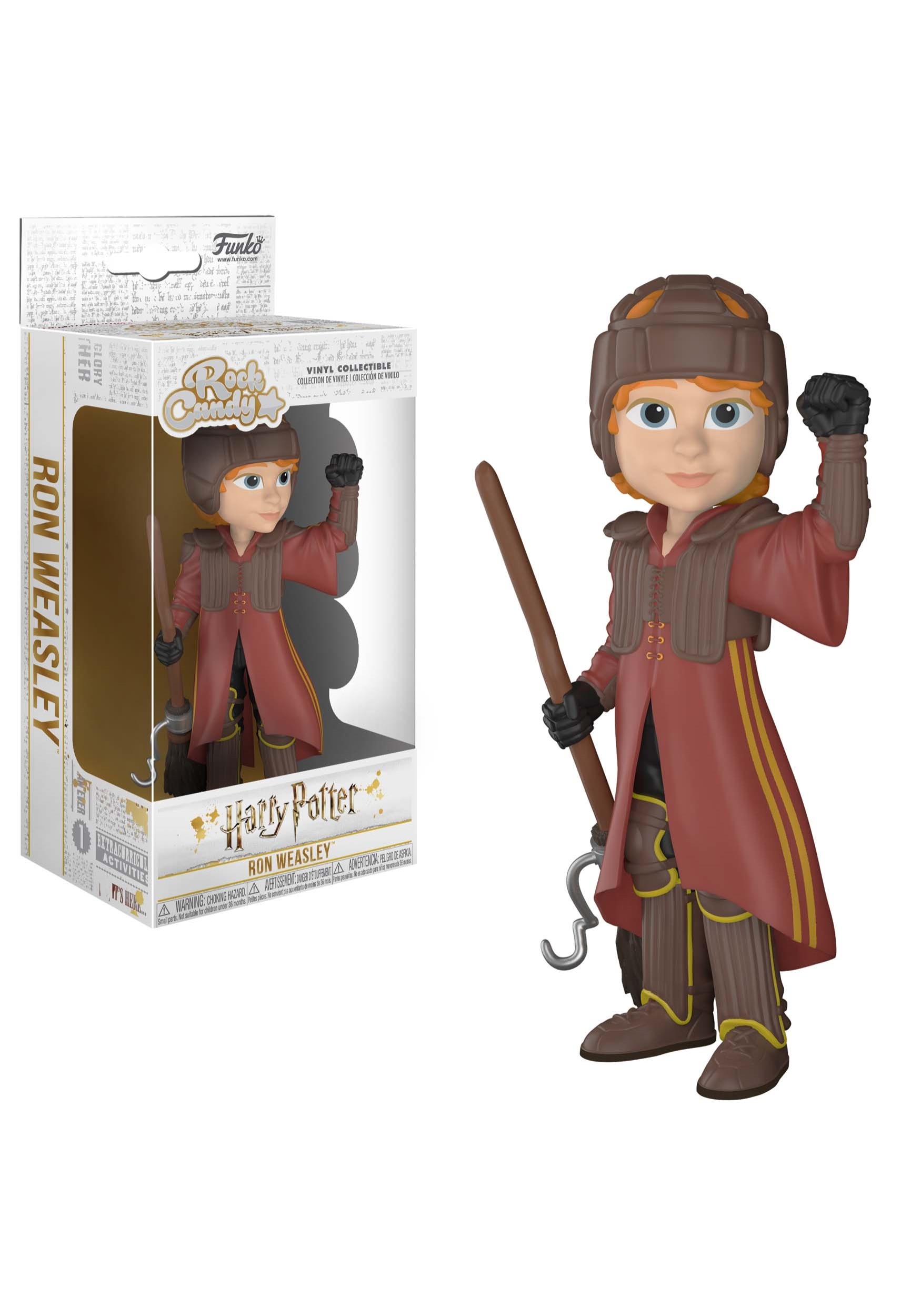 Rock Candy: Harry Potter- Ron in Quidditch Uniform Figure