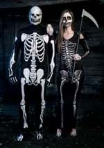 Skeleton Jumpsuit Costume Alt 1