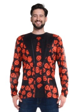 SNL David S Pumpkins Long Sleeve Suit Costume Tee Main
