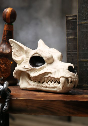 Wolf Skull 7" Halloween Decoration Update